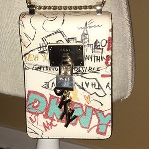 DKNY Elissa North/South Leather Crossbody